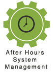 CMS after hours system management
