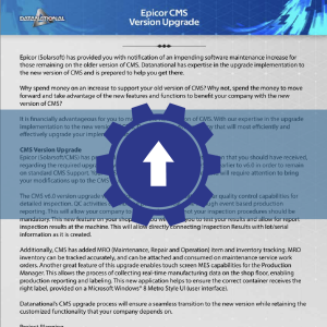 version upgrade pdf